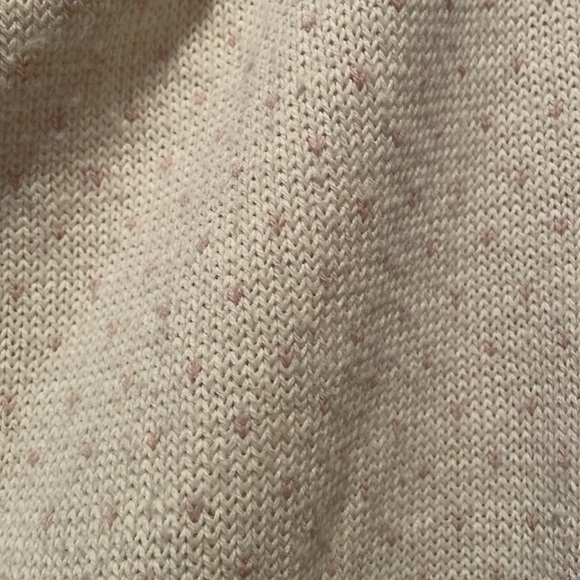 Vintage knit knack skirt, white knit,size med - Picture 5 of 8